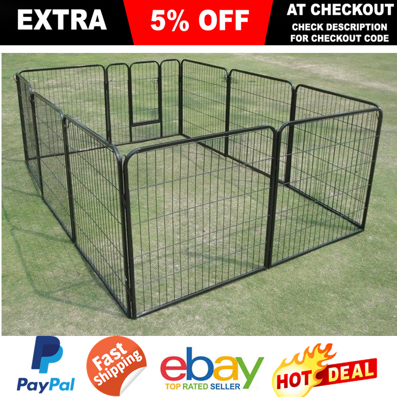 large portable dog pen